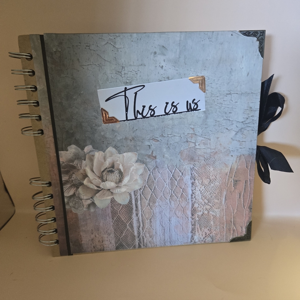 Elegant This Is Us Memory Book with Floral Design One Of A Kind